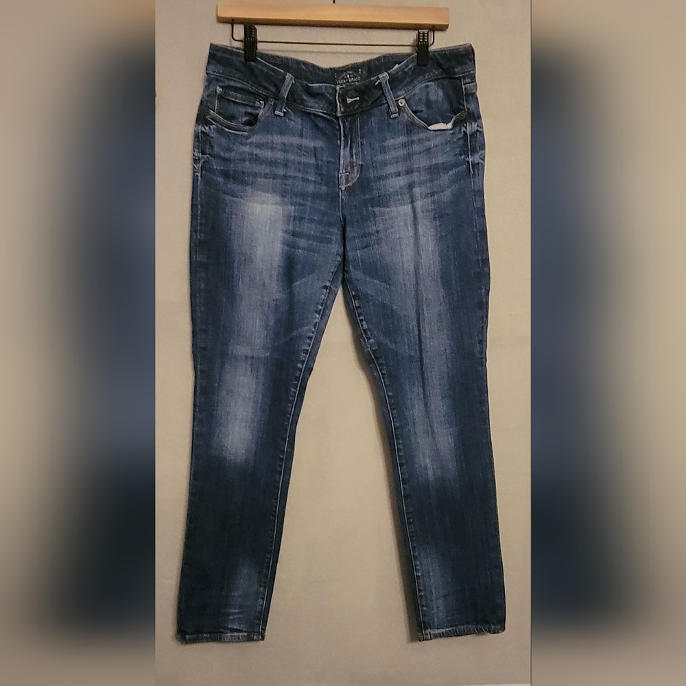 Lucky Brand Dark Blue Lolita Skinny Jeans. Size 12/31